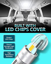 Load image into Gallery viewer, Combriller 194 168 LED Bulbs and 1157 2057 LED Bulbs, Super Bright Led 1157 Bulb For Led Reverse Lights Tail Light Turn Signal Bulb, T10 Interior Car Lights, Total 4 Bulbs