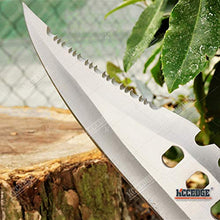 Load image into Gallery viewer, Tactical Knife Survival Knife Hunting Knife 17.25" Fixed Blade Knife Razor Sharp Edge Camping Accessories Camping Gear Survival Kit Survival Gear Tactical Gear 74540 (Silver)