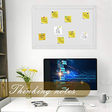Load image into Gallery viewer, Cork Boards, 30 x 20 Inch White Bulletin Pin Vision Cork Board with White Wood Frame for Walls Home School Kindergarten Office Corkboard Supplies (Whtie)