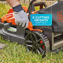 Load image into Gallery viewer, BLACK+DECKER Electric Lawn Mower with Bike Handle, 15-Inch, 10-Amp, Corded (BEMW472BH)