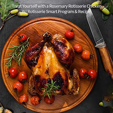Load image into Gallery viewer, Fit Choice 2021 12.7 Quart 10 in 1 XLarge Capacity Air Fryer Oven, 10 Accessories, 10 Easy Presets W/ Digital Touch Screen Controls & Integrated Digital Temperature Probe, Advanced Program, Sear, Stage, Preheat, Delay, Warm, Rotisserie, W/Light, Come W/ N
