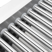 Load image into Gallery viewer, PartyHut 30 Hot Dog Roller Warmer Grill Cooker Machine, Commercial Grade, (11 Non-Stick Rollers, 30 Hot Dog Sausage Grill Cooker, and Removable Stainless Steel Drip Tray)