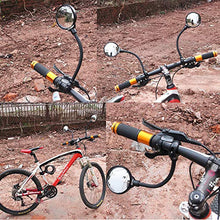 Load image into Gallery viewer, Bike Mirror Rotatable And Adjustable Wide Angle Rear View Shockproof Convex Mirror Universal For Bike Bicycle