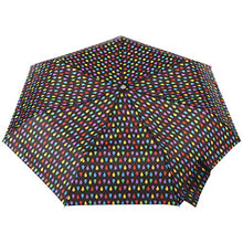 Load image into Gallery viewer, totes Automatic Open Close Water-Resistant Travel Folding Umbrella with Sun Protection, Black Rain