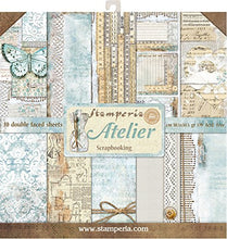 Load image into Gallery viewer, Stamperia Intl Stamperia Double-Sided Paper Pad 12"X12" Pkg-Atelier, 10 Designs/1
