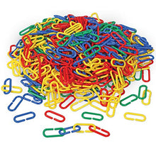 Load image into Gallery viewer, Learning Resources Link 'N' Learn Links, Bucket of 500 Assorted Color Links, Ages 3+