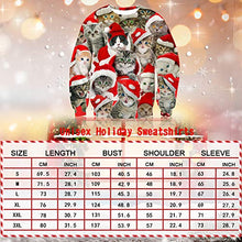 Load image into Gallery viewer, Goodstoworld Tacky Ugly Christmas Sweater Hip Hop Sweatshirts Juniors Girls Boys Jumper 3D Sex Bra Printing Shirts Xmas Holiday Tacky Hoodie for Women Men Size Red XXL