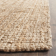 Load image into Gallery viewer, Safavieh Natural Fiber Collection NF447A Hand-Woven 0.5-inch Thick Chunky Textured Jute Runner, 2' 6" x 10'