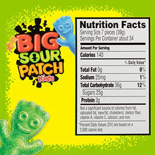 Load image into Gallery viewer, SOUR PATCH KIDS Big Individually Wrapped Soft & Chewy Candy, 240 Count