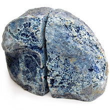 Load image into Gallery viewer, The Royal Gift Shop: Blue Genuine Brazilian Extra Quality Agate Bookends - Home Decor (Blue, 2-3 lbs)
