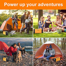Load image into Gallery viewer, Aeiusny Portable Solar Generator 500W 288WH UPS Power Station Emergency Battery Backup Power Supply Charged by Solar/AC Outlet/Car for CPAP Laptop Home Camping