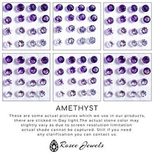 Load image into Gallery viewer, 3.19 CT Round Amethyst Certified Diamond Tennis Bracelet, Antique Purple Stone 14kt Gold Adjustable Bracelet, February Birthstone Anniversary Bracelet, 18K White Gold 7 Inches