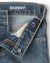 Load image into Gallery viewer, The Children's Place boys Stretch Skinny Jeans, Tide Pool, 4 husky
