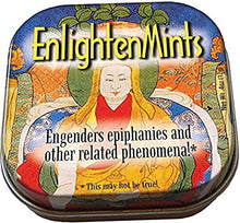 Load image into Gallery viewer, The Unemployed Philosophers Guild Enlighten Mints - 1 Small Tin 1.75 x 1.75