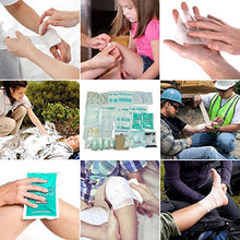 Load image into Gallery viewer, 160 Piece First Aid Kit Bag Refill Kit - Includes Eyewash, Instant Cold Pack, Bandages,Emergency Blanket, Moleskin Pad,Gauze - Extra Replacement Medical Supplies for First Aid