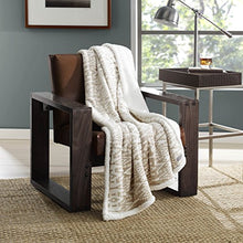 Load image into Gallery viewer, Eddie Bauer | Ultra-Plush Collection | Throw Blanket-Reversible Sherpa Fleece Cover, Soft & Cozy, Perfect for Bed or Couch, San Juan Oyster