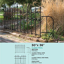 Load image into Gallery viewer, Panacea Products 87103 30"X37" Metal Fence, 30x37 inches, Black