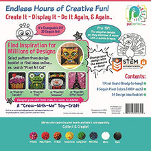 Load image into Gallery viewer, Pix Perfect Starter Pixel Art Kit for Fans of Pixel Art, Crafts or Sequins. 8 Colors, 3,200+ Pieces, 50+ Design Ideas, Hours of Creative Fun!