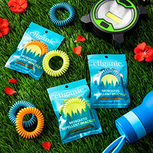 Load image into Gallery viewer, Cliganic 20 Pack Mosquito Repellent Bracelets, DEET-Free Bands, Individually Wrapped (Packaging May Vary)
