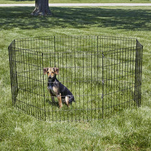 Load image into Gallery viewer, New World Pet Products B552-30 Foldable Exercise Pet Playpen, Black, Medium/24" x 30"