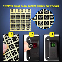 Load image into Gallery viewer, Nilight 6 Gang Rocker Switch Panel 5Pin On Off Toggle Switch Aluminum Holder 12V 24V Dash Pre-Wired Red Backlit Switches for Automotive Cars Marine Boats RVs Truck, 2 Years Warranty