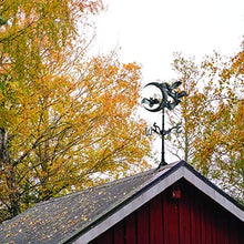 Load image into Gallery viewer, Whitehall Products Halloween Bat Rooftop Weathervane, Black