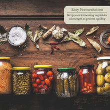 Load image into Gallery viewer, Fermentation Weight Set of 2 - Glass Fermentation Weights for Mason Jars (Wide Mouth), Perfect for Glass Jar Fermentation, Pickling Kit, Glass Weights for Fermenting Jars, Canning Weights