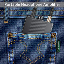Load image into Gallery viewer, Proster Headphone Amplifier 3.5mm HiFi Audio Amp Supports Impedance 16-150Ω Portable DAC Amp Rechargeable Earphone Amplifier for iPhone iPod MP3 MP4 Digital Player Computer