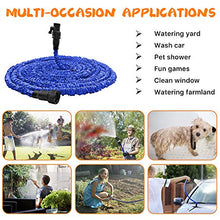 Load image into Gallery viewer, Garden Hose, Water Hose, Upgraded 50FT Flexible Pocket Expandable Garden Hose with 3/4" Fittings, Triple-layer Core, Flexi Expanding Hose useful house gifts for Outdoor Lawn Car Watering Plants (50FT)