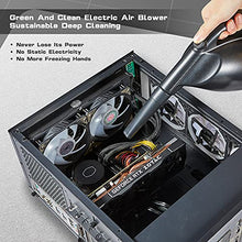 Load image into Gallery viewer, SIN SHINE - Compressed Air 3.0- Multi-Use Electric Air Duster for Cleaning Dust, Hairs, Crumbs, Scraps for Laptop, Computer, Replaces Compressed Air Cans (AD01-Black)