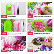 Load image into Gallery viewer, DIY 5D Diamond Painting Full Kits,Crystal Rhinestone Embroidery Pictures Arts Craft for Home Wall Decor Gift,Bumblebee Parts are Drilled Without Frame, 3040Cm