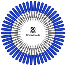 Load image into Gallery viewer, Hadwoer 50PCS 60 Degree Deep Cut Replacement Blades Compatible with Cricut Explore Air 2/3/Maker Expression, This Deep Point Cut Blade is Perfect for Cutting Thick Vinyl Fabrics