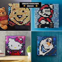 Load image into Gallery viewer, Pix Perfect Starter Pixel Art Kit for Fans of Pixel Art, Crafts or Sequins. 8 Colors, 3,200+ Pieces, 50+ Design Ideas, Hours of Creative Fun!