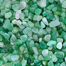 Load image into Gallery viewer, Twdrer 2lb/950g Small Natural Green Aventurine Tumbled Chips Crushed Stone Irregular Shaped Quartz Rock Healing Reiki Crystal Gemstone for Jewelry Making Garden Aquarium Vase Plant Decoration(Green)