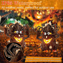 Load image into Gallery viewer, TomCare Halloween Lights Flickering Flame Solar Lights Outdoor Halloween Decorations Solar Powered Waterproof Auto On/Off LED Decorative Patio Lighting for Halloween Party Gift Deck Yard Garden Decor