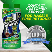 Load image into Gallery viewer, Green Gobbler Drain Clog Dissolver, 31 oz