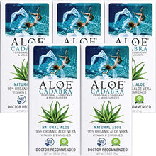 Load image into Gallery viewer, Aloe Cadabra Personal Lubricant with 95% Aloe Vera, Natural Aloe, 2.5 Ounce (Pack of 5)