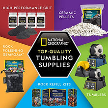 Load image into Gallery viewer, NATIONAL GEOGRAPHIC Rock Tumbler Grit - Rock Polishing Grit Media, Polish Up to 20 lbs. of Rocks, Works with any Rock Tumbler, Rock Polisher, Stone Polisher