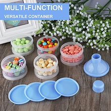 Load image into Gallery viewer, Accmor Baby Milk Powder Formula Dispenser, Non-Spill Smart Stackable Baby Feeding Travel Storage Container, BPA Free, 5 Compartments, 2 Pack