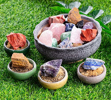 Load image into Gallery viewer, UU UNIHOM 3 lbs Bulk Rough Madagascar Stones Mix - Large 1" Natural Raw Stones Crystal for Tumbling, Cabbing, Fountain Rocks, Decoration,Polishing, Wire Wrapping, Wicca & Reiki Crystal Healing