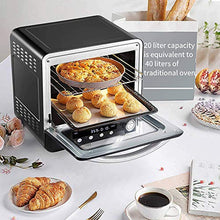Load image into Gallery viewer, Air Fryer Oven Aobosi Electric Toaster Oven Convection Rotisserie Oven Roaster Countertop Rotisserie Oven Steam Oven Multi-Function 12-in-1 Toast/Bake/AirFry/Dehydrate/Roast/pizza|21Qt|Recipe 1250W