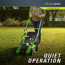 Load image into Gallery viewer, Greenworks G-MAX 40V 16'' Cordless Lawn Mower with 4Ah Battery - 25322 model