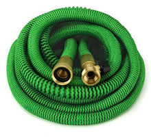 Load image into Gallery viewer, GrowGreen Garden Hose, Expandable Garden Hoses, Water Hose with High Pressure Hose Spray Nozzle, Flexible Garden Hose with All Brass Connectors, Leak Proof, Durable, Heavy Duty Material (50 Feet)