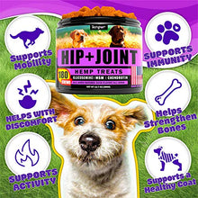 Load image into Gallery viewer, Advanced Glucosamine for Dogs Hip and Joint Supplement - Arthritis & Joint Support for Dogs with Glucosamine, Chondroitin, MSM - Effective Hip and Joint Chews for Large & Small Dogs with Pain Relief