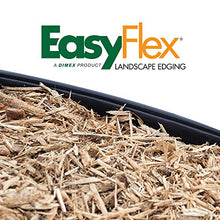 Load image into Gallery viewer, EasyFlex Heavy-Duty No-Dig Landscape Edging with Anchoring Spikes, 1.7 in. Tall Straight Top Commercial Grade Plastic Garden Border, Pack of 8 - 20-ft. Coils, Black (3100-20C-8) 160 Foot