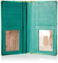 Load image into Gallery viewer, Anna by Anuschka womens 1833 Wallet Hand Painted Genuine Leather, Birds in Paradise Green, One Size US