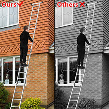 Load image into Gallery viewer, Luisladders Folding Ladder Multi-Purpose Aluminium Extension 7 in 1 Step Heavy Duty Combination EN 131 Standard (12.5 Feet)