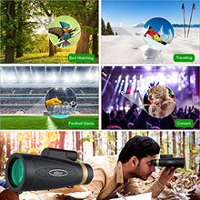 Load image into Gallery viewer, Allkeys 16x55 High Definition Monocular Telescope and Quick Smartphone Holder,2020 Newest Waterproof Monocular,Day & Low Night Vision,BAK4 Prism for Wildlife Bird Watching Hunting