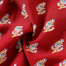 Load image into Gallery viewer, Love Welove Fashion Women's Summer Wide Leg Elastic High Waist Printed Boho Hippie Palazzo Pants Plus Size (S, Burgundy National Floral)
