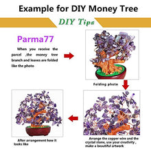Load image into Gallery viewer, Parma77 6.5 Inch Purple Crystal Feng Shui Amethyst Quartz Gem Stone Money Tree Home Office Table Wealth Decoration